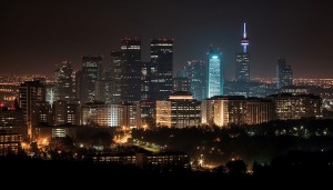 Skyline City of Frankfurt Germany